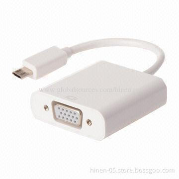 S3 to VGA adapter, support the highest video resolution 1,920 x 1,080p@60Hz